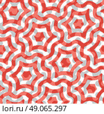 Seamless stylized hexagon pattern vector background tile. Стоковая иллюстрация, агентство Ingram Publishing / Фотобанк Лори
