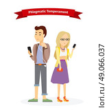 Sanguine temperament type people. Стоковая иллюстрация, агентство Ingram Publishing / Фотобанк Лори