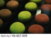 Colorful Japanese dessert mochi. Стоковое фото, агентство Ingram Publishing / Фотобанк Лори