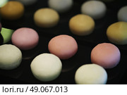 Colorful Japanese dessert mochi. Стоковое фото, агентство Ingram Publishing / Фотобанк Лори