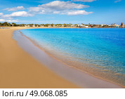 Fuerteventura Caleta del Fuste at Canary Islands of Spain. Стоковое фото, агентство Ingram Publishing / Фотобанк Лори