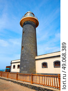Jandia lighthouse Fuerteventura at Canary Islands of Spain. Стоковое фото, агентство Ingram Publishing / Фотобанк Лори