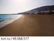 Gran Tarajal beach Fuerteventura at Canary Islands of Spain. Стоковое фото, агентство Ingram Publishing / Фотобанк Лори