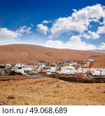 Pajara village Fuerteventura at Canary Islands of Spain. Стоковое фото, агентство Ingram Publishing / Фотобанк Лори