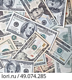 dollar banknotes background. Стоковое фото, агентство Ingram Publishing / Фотобанк Лори