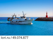 Cullera Xuquer river mouth Jucar in Valencia of Spain. Стоковое фото, агентство Ingram Publishing / Фотобанк Лори