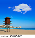 Cullera Sant Antoni beach San Antonio in Valencia of Spain. Стоковое фото, агентство Ingram Publishing / Фотобанк Лори