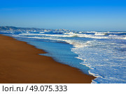 Tavernes de Valldigna beach dunes in Valencia of Spain. Стоковое фото, агентство Ingram Publishing / Фотобанк Лори