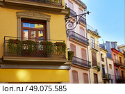 Valencia  in Spain Lope de Vega square downtown of Spain. Стоковое фото, агентство Ingram Publishing / Фотобанк Лори