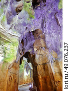 Benidoleig Cueva Calaveras cavern in Alicante at Spain. Стоковое фото, агентство Ingram Publishing / Фотобанк Лори