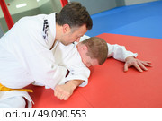 Heated match  in a dojo. Редакционное фото, агентство Ingram Publishing / Фотобанк Лори