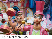 Fallas fest popular figures will burn in March 19 th night yearly. Стоковое фото, агентство Ingram Publishing / Фотобанк Лори
