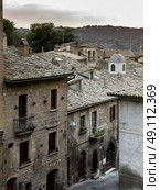 Elevated view of buildings, Orvieto, Terni Province, Umbria, Italy. Стоковое фото, агентство Ingram Publishing / Фотобанк Лори