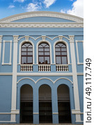 Zamora Ramos Carrion theater and Diputacion buiding in Spain. Стоковое фото, агентство Ingram Publishing / Фотобанк Лори