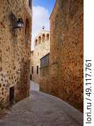 Caceres monumental city in Extremadura of spain. Стоковое фото, агентство Ingram Publishing / Фотобанк Лори