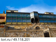 Salamanca Lis house modernism architecture facade of spain. Стоковое фото, агентство Ingram Publishing / Фотобанк Лори