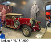 Автомобиль "Изотта Фраскини Про 8" (Isotta-Fraschini), 1924 г. Автомузей "Автомобили ира", Москва (2023 год). Редакционное фото, фотограф Мария Кылосова / Фотобанк Лори