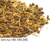 ligth muesli  with herbs for horse. Стоковое фото, агентство Ingram Publishing / Фотобанк Лори