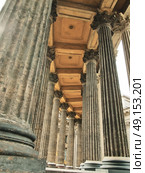 pillars of Kazan Cathedral, Saint petersburg, Russia. Also known as Kazanskiy Kafedralniy Sobor. Стоковое фото, агентство Ingram Publishing / Фотобанк Лори