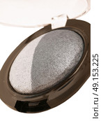 black and white eyeshadow macro. Стоковое фото, агентство Ingram Publishing / Фотобанк Лори