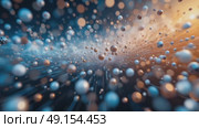 Visual Exploration of Abstract Spheres Moving Through a Vibrant, Colorful Background in a Cosmic Setting. Стоковое AI-видео, аниматор Оксана Медведева / Фотобанк Лори