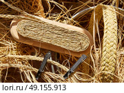 Esparto halfah grass used for crafts as cords basketry and espadrilles. Стоковое фото, агентство Ingram Publishing / Фотобанк Лори