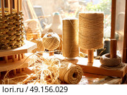 Esparto halfah grass used for crafts as cords basketry and espadrilles. Стоковое фото, агентство Ingram Publishing / Фотобанк Лори