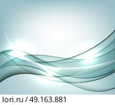 Blue vector Template Abstract background with transparent curves lines. For flyer, brochure, booklet and websites design.. Blue wavy vector Template Abstract background with transparent curves lines. For flyer, brochure, booklet and websites design. Стоковая иллюстрация, агентство Ingram Publishing / Фотобанк Лори