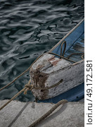   philippines old dirty prow of a boat in the port like abstract . Стоковое фото, агентство Ingram Publishing / Фотобанк Лори