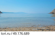 Beautiful Micros Aselinos beach on Skiathos island in Greece, summer day in June. Стоковое фото, агентство Ingram Publishing / Фотобанк Лори