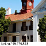 blur  in south africa  old  church  in city center of reinet graaf and religion building. Стоковое фото, агентство Ingram Publishing / Фотобанк Лори