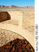 blur in iran antique palace and    caravanserai old contruction for travel people. Стоковое фото, агентство Ingram Publishing / Фотобанк Лори