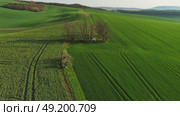 Chapel st. Barbara in South Moravia fields. Стоковое видео, видеограф Михаил Коханчиков / Фотобанк Лори