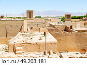 in iran the roof from yazd antique construction and history. Стоковое фото, агентство Ingram Publishing / Фотобанк Лори