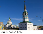 Соборная колокольня в Соликамске. Стоковое фото, фотограф Андрюков Антон / Фотобанк Лори