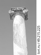 column    temple and theatre in ephesus   antalya turkey asia sky  the ruins. Стоковое фото, агентство Ingram Publishing / Фотобанк Лори