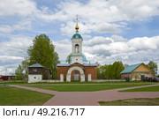 Ансамбль Никольской церкви, с. Гиблицы, Рязанская область. Редакционное фото, фотограф Ирина Яровая / Фотобанк Лори