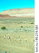 in   valley  morocco      africa the atlas dry  mountain   ground isolated hill . Стоковое фото, агентство Ingram Publishing / Фотобанк Лори