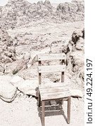 from high  the antique site of petra in jordan the beautiful wonder of the world. Стоковое фото, агентство Ingram Publishing / Фотобанк Лори