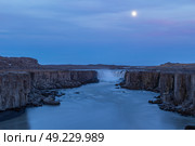 Selfoss Waterfall in Iceland (2019 год). Стоковое фото, фотограф Максим Забаровский / Фотобанк Лори