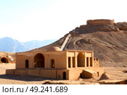 blur in iran near yazd the antique zoroastrian temple abandonated house and contruction. Стоковое фото, агентство Ingram Publishing / Фотобанк Лори