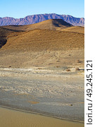 in   africa morocco the atlas dry mountain ground isolated hill valley. Стоковое фото, агентство Ingram Publishing / Фотобанк Лори