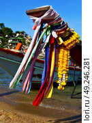 asia in the  kho tao bay isle white  beach    rocks  boat   thailand  and south china sea anchor. Стоковое фото, агентство Ingram Publishing / Фотобанк Лори