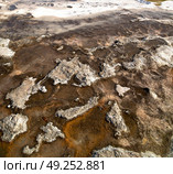 unique abstract in pamukkale turkey  asia the old calcium bath and travertine water. Стоковое фото, агентство Ingram Publishing / Фотобанк Лори