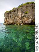 asia in the  kho phangan isles bay   rocks    thailand  and south china green sea  . Стоковое фото, агентство Ingram Publishing / Фотобанк Лори