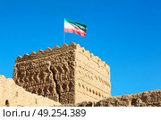 in iran the old castle near saryadz brick and sky. Стоковое фото, агентство Ingram Publishing / Фотобанк Лори