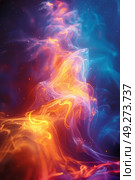 Dynamic Abstract Bokeh Light Effects Displaying a Wide Range of Vibrant Colors in a Beautiful Arrangement. Стоковое AI-изображение, AI-художник Anastasy Yarmolovich / Фотобанк Лори