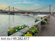 Krymsky Bridge (2013 год). Стоковое фото, фотограф Олег Жуков / Фотобанк Лори