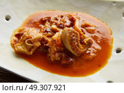 Callos Madrilena Tripe Madrid style recipe from spain Tapas. Стоковое фото, агентство Ingram Publishing / Фотобанк Лори