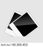 Vector blank  Instant photos vector vector illustration. Стоковая иллюстрация, агентство Ingram Publishing / Фотобанк Лори